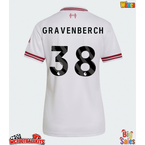 Liverpool Ryan Gravenberch #38 Replica Away Stadium Shirt for Women 2026-27 Short Sleeve